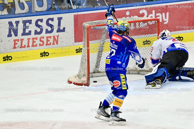 EC IDM Wärmepumpen VSV vs. HC Tiroler Wasserkraft Innsbruck 19.11.2022 | Tor EC VSV, #13 Collins Chris Jubel, #33 McCollum Thomas Edward