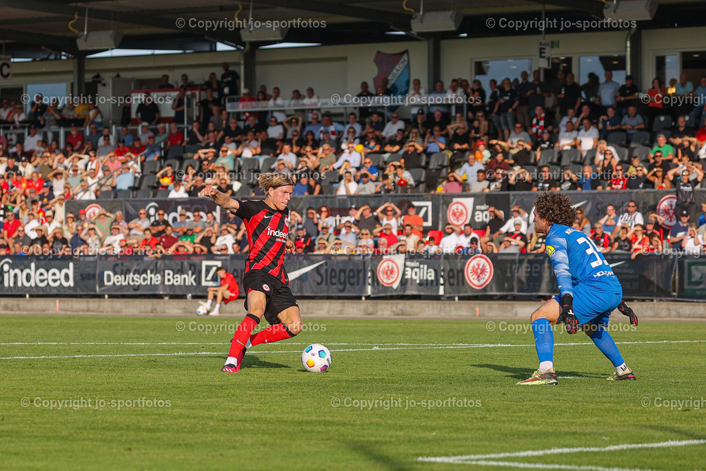 BQ3I4276 | 18.07.2023; Testspiel; Sibre Sportzentrum Haarwasen; TSV Steinbach Haiger - Eintracht Frankfurt; Ergebnis: 2:1 (1:1)