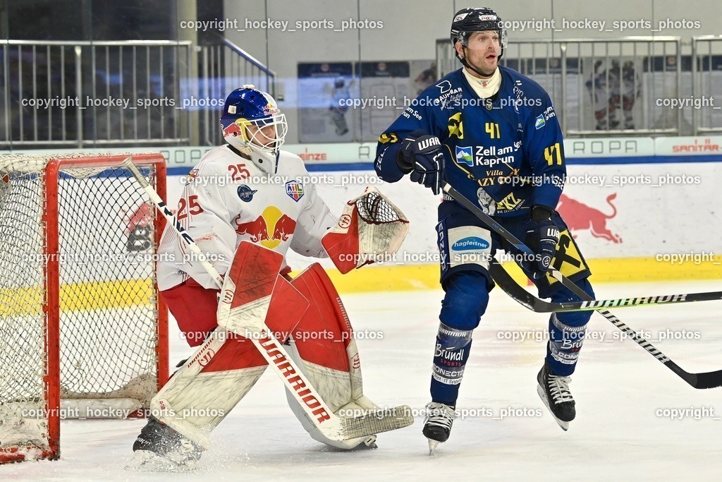 RED BULL Eishockey Akademie vs. EK Zeller Eisbären 25.1.2024 | #25 Wolf Simon Maximilian, #41 Altmann Mario