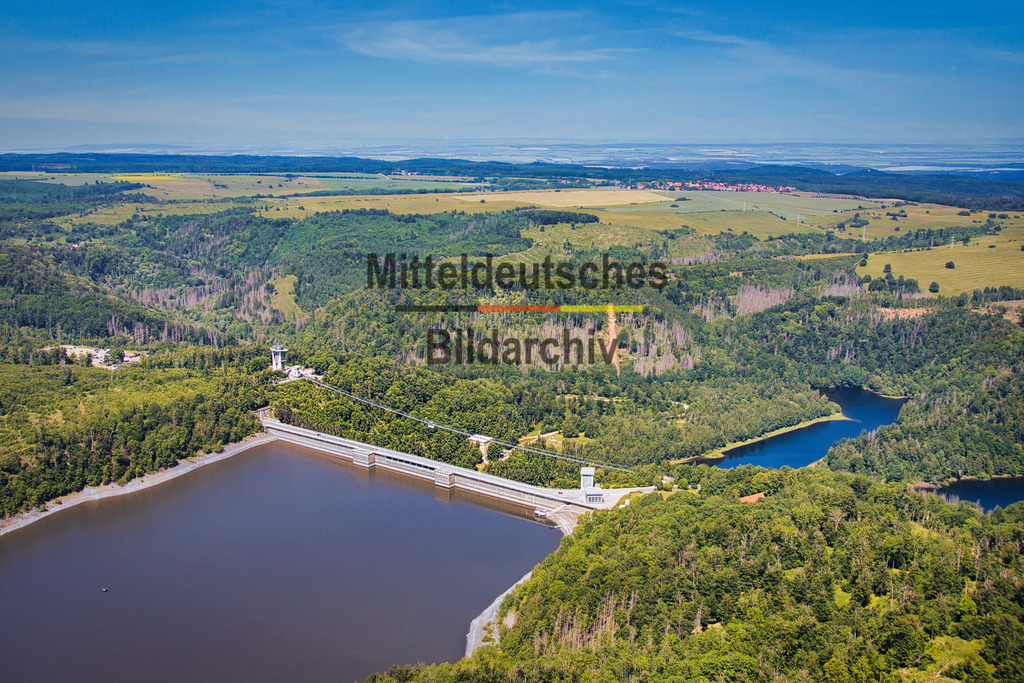 Rappbode_Talsperre_Titan_RT_Harz_6146 | Die Rappbode-Talsperre oder Rappbodetalsperre ist eine von 1952 bis 1959 errichtete, aus Talsperre, Wasserwerk, Wasserkraftwerk und Stausee bestehende Stauanlage im Harz, die besonders im Stadtgebiet von Oberharz am Brocken im Landkreis Harz in Sachsen-Anhalt liegt. - Realisiert mit Pictrs.com