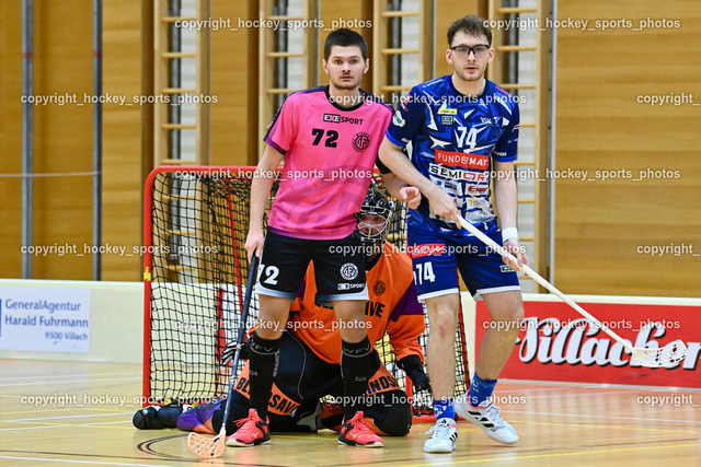 VSV Unihockey vs. Wiener Floorball Verein 7.1.2023 | #72 Vladislav Smirnov, #80 Bernhard Bezucha, #74 Luca Wurmitzer