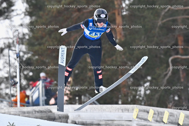 Weltcup Skispringen Villach Damen 28.12.2022 | #43 WIEGELE Hannah