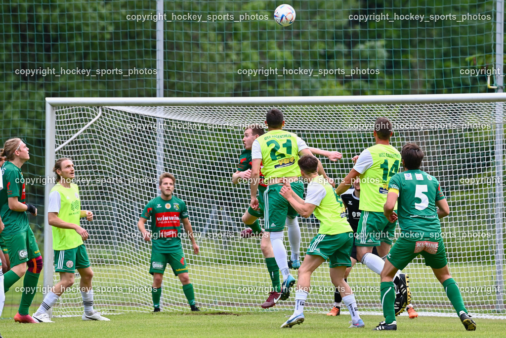 WSG Radenthein vs. SV Rapid Lienz 9.6.2023 | #5 Manuel Eder, #14 Manuel Rainer, #6 Markus Florian Gruber, #21 Miljan Urosevic, #14 Michael Johann Niedrist