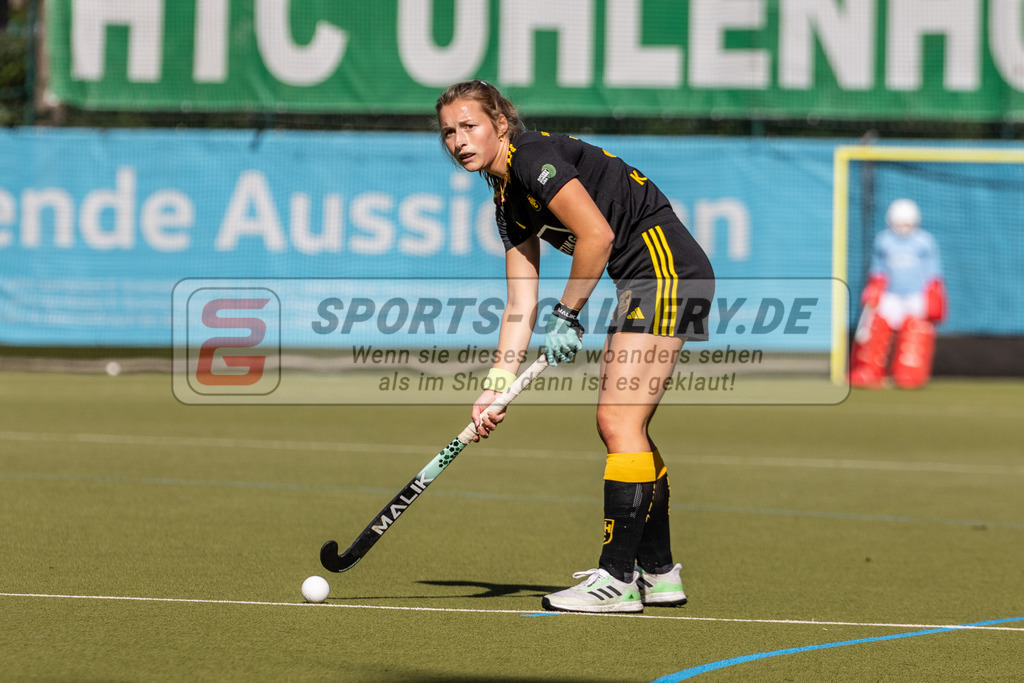 MJ_01.10.2023_F_UHTC-HTHC-13 | Katharina Kiefer (Harvestehuder THC #33), Uhlenhorst Mülheim - Harvestehuder THC am 1.10.2023 im Waldstadion, Mülheim a. d. Ruhr
