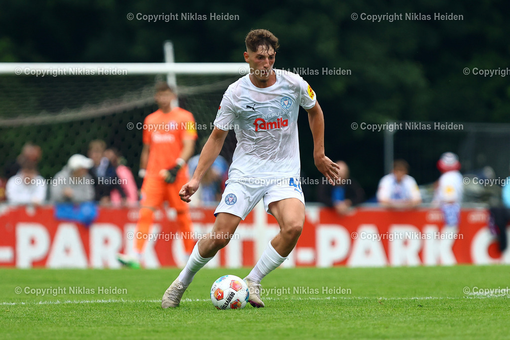 NH_SCWeicheFlensburg08_HolsteinKiel_Testspiel_28062025 | #48 Hamza Muqaj (Holstein Kiel)Fußball I Herren I Freundschaftsspiel I Saison 2025-2026  I SC Weiche Flensburg 08 - Holstein Kiel I 28.06.2025 I Manfred-Werner-Stadion - Realisiert mit Pictrs.com