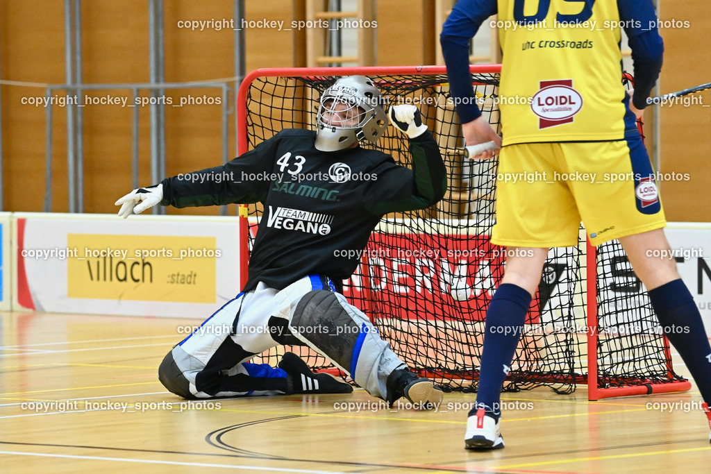 VSV Unihockey vs. UHC Crossroads 4.12.2022 | #43 Felix Scherer, Tor VSV Unihockey