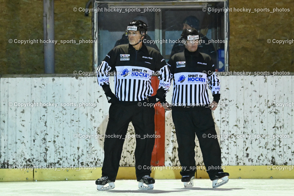 EC Kellerberg vs. ASKÖ Görlach 27.1.2024 | Hausott Erik, KRENN Christopher, Referees