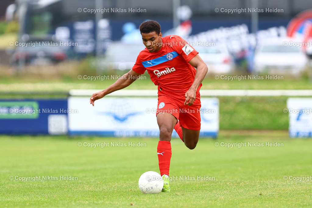 NH_HolsteinKielU23_FCEintrachtNorderstedt_Testspiel_05072025 | #6 Ikem Ugoh (Holstein Kiel U23)Fußball I Herren I Testspiel I Saison 2025-2026  I Holstein Kiel U23 - FC Eintracht Norderstedt I 05.07.2025 I Stadtwerke Arena Eckernförde - Realisiert mit Pictrs.com