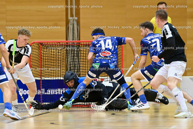 VSV Unihockey vs. SZPK-DESEF KOMÁROM 8.10.2022 | #13 Dominik Ördög, #87 Timmo Taurer, #14 Michael Klemm, #74 Luca Wurmitzer